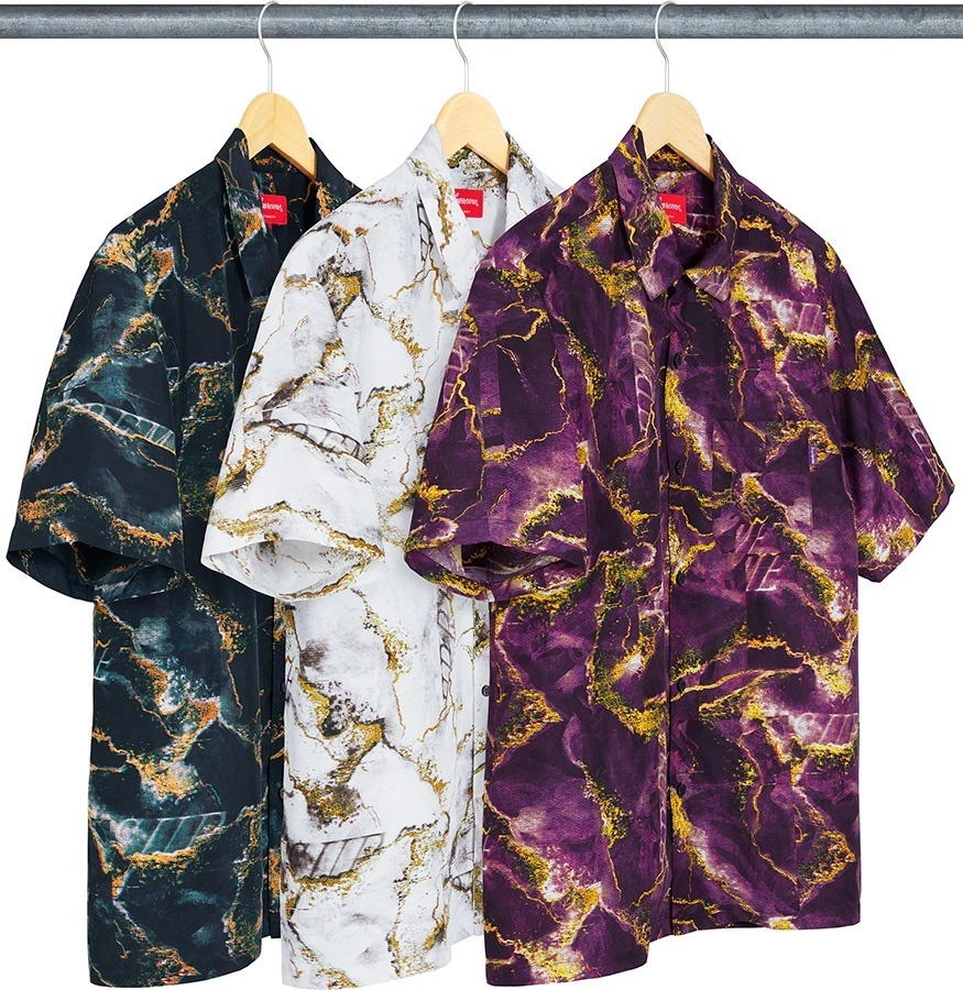 Marble Silk S/S Shirt